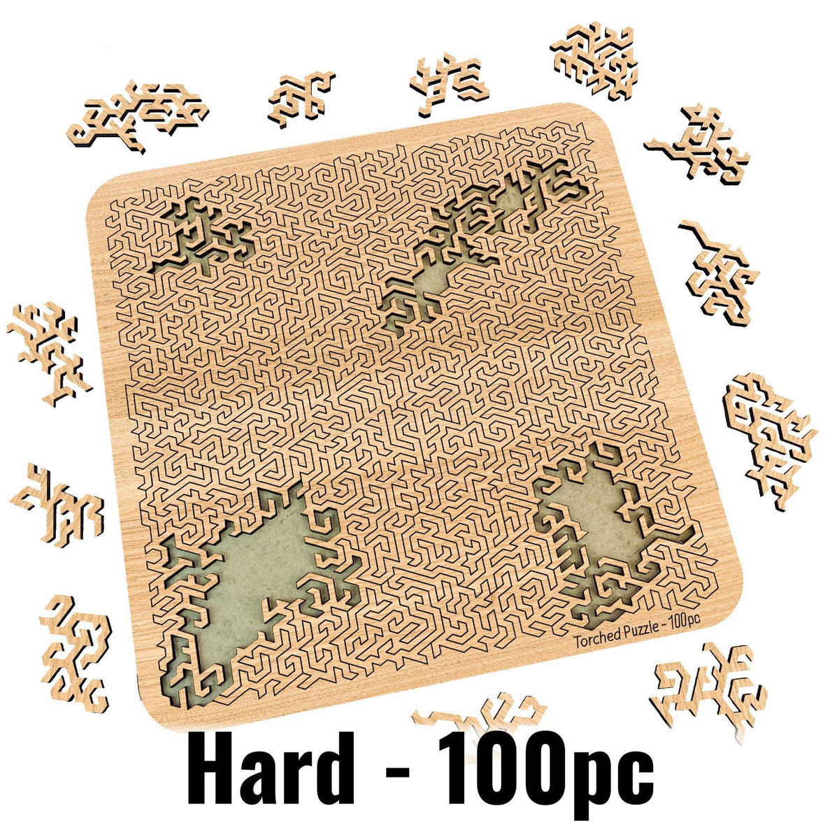 Torched Products Puzzle Hard (100 pieces) Mind Bending Cerebral Meltdown Puzzle