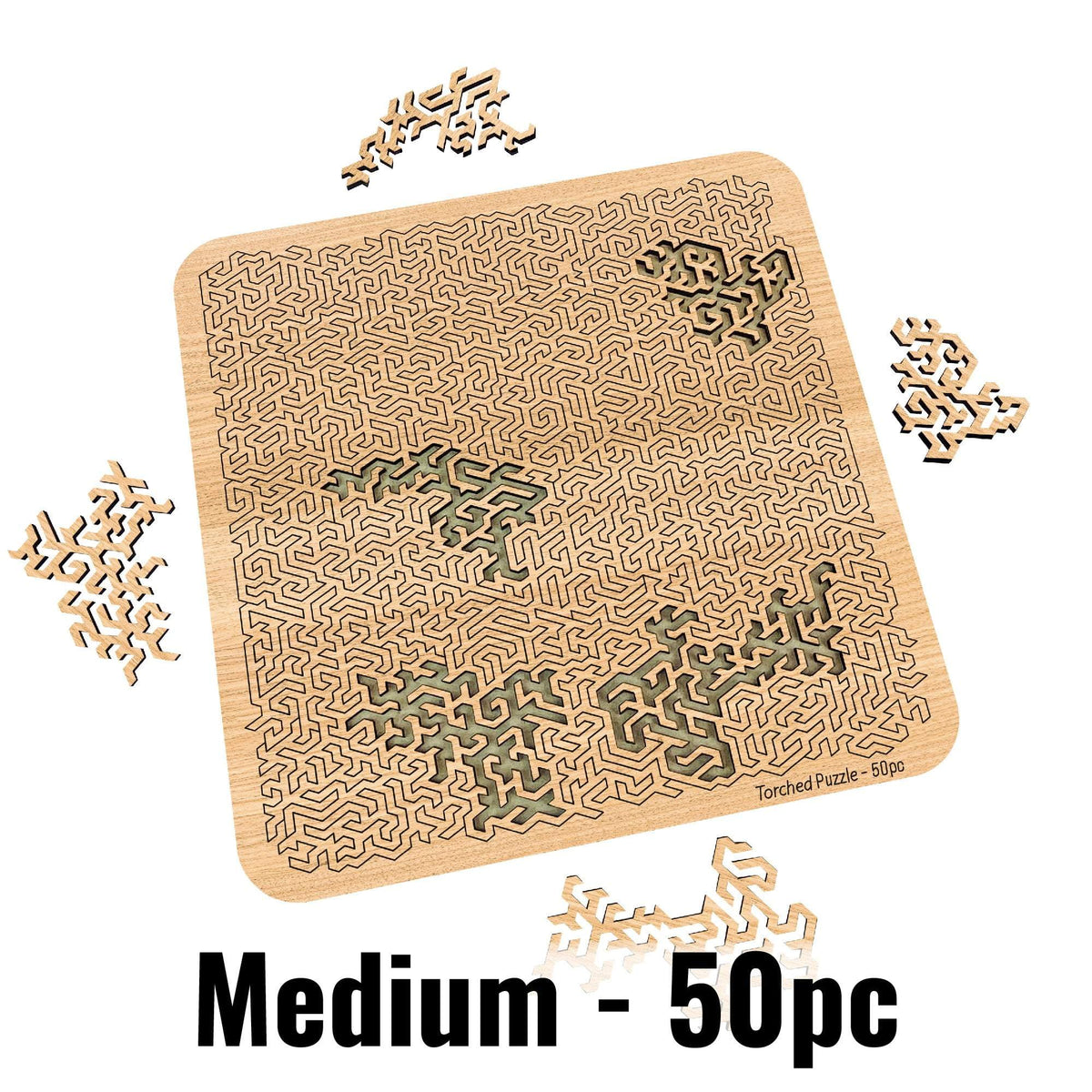 Torched Products Puzzle Medium (50 pieces) Mind Bending Cerebral Meltdown Puzzle