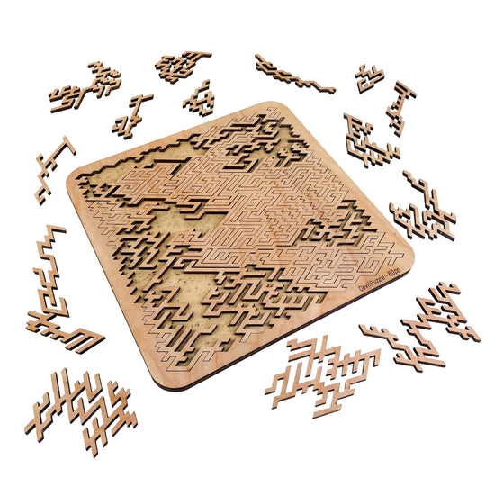 Torched Products Puzzle Medium (50 pieces) Mind Bending Diamond Fractal Puzzle