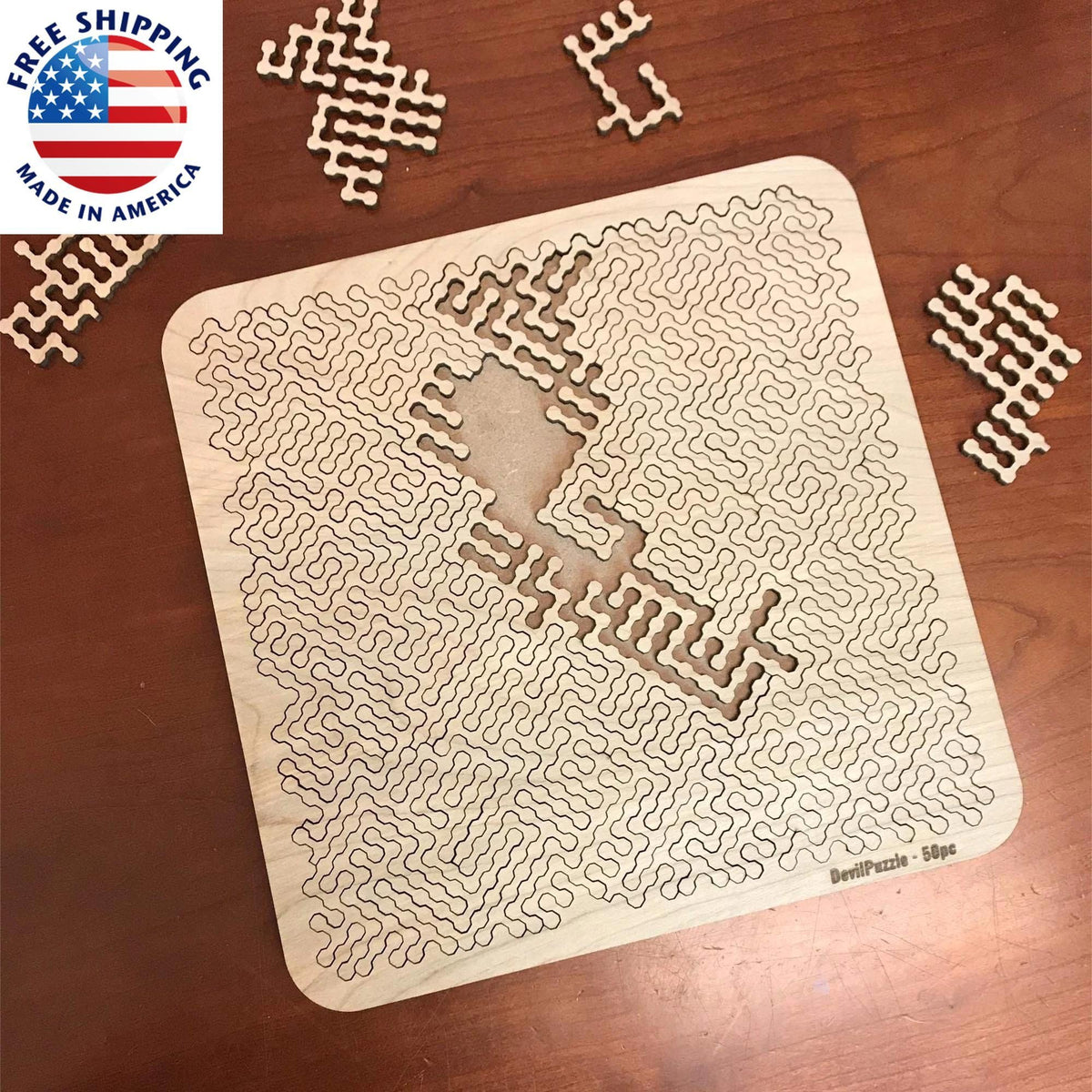 Torched Products Puzzle Mind Bending Octagonal Fractal Puzzle