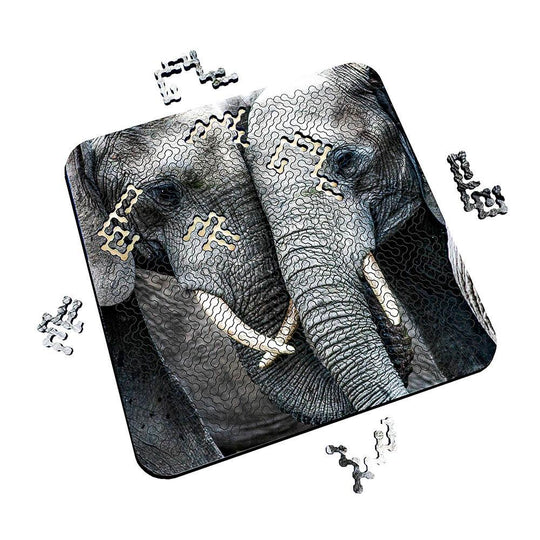 Torched Products Puzzle Mind Bending Puzzle - Elephant Snuggle