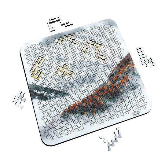 Torched Products Puzzle Mind Bending Puzzle - Mountainside Snowclouds