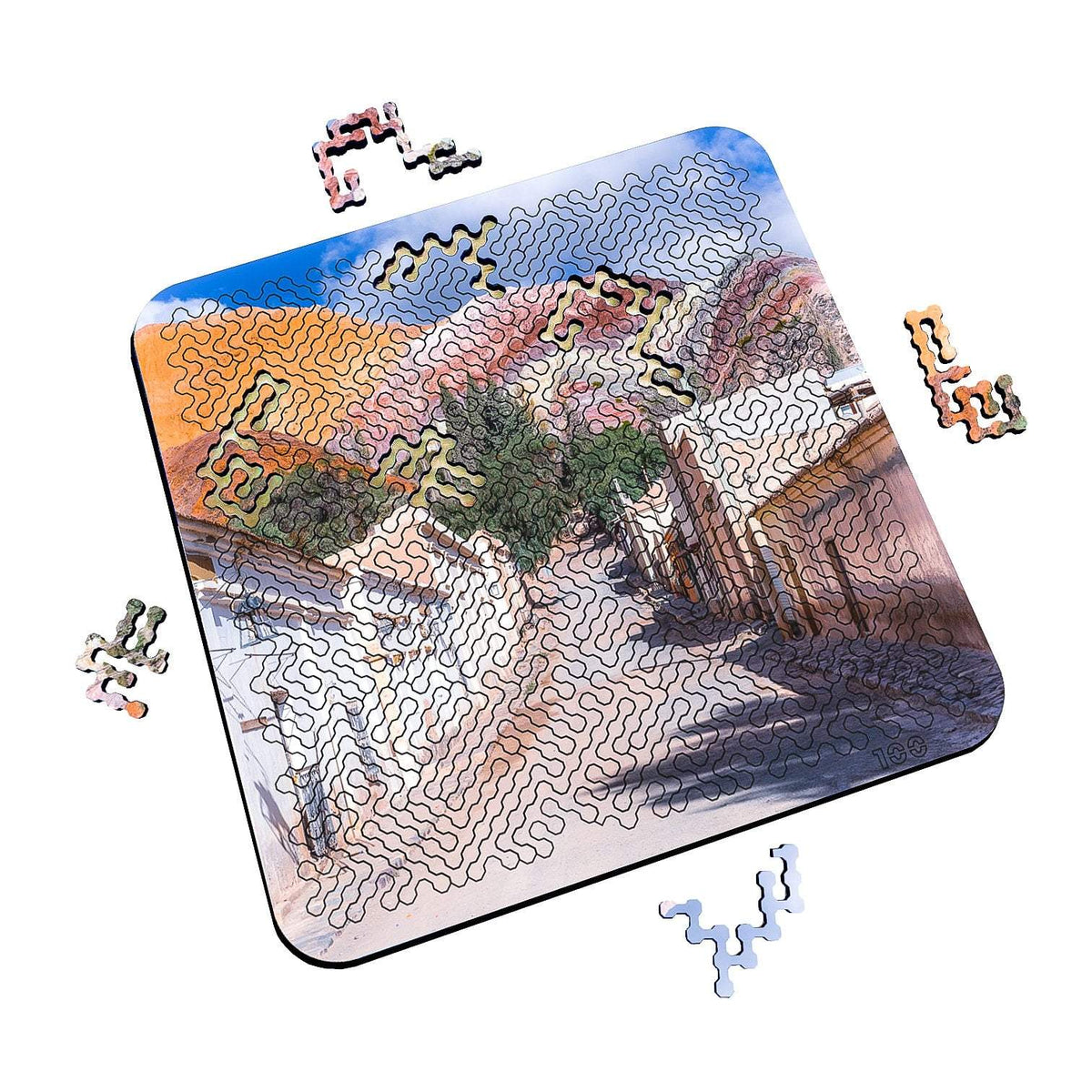 Torched Products Puzzle Mind Bending Puzzle - Painted Rock Mountains