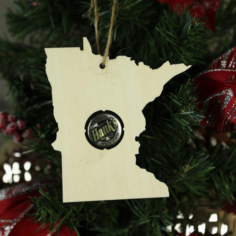 Torched Products Beer Cap Maps Minnesota Beer Cap Map Ornaments (781569327221)