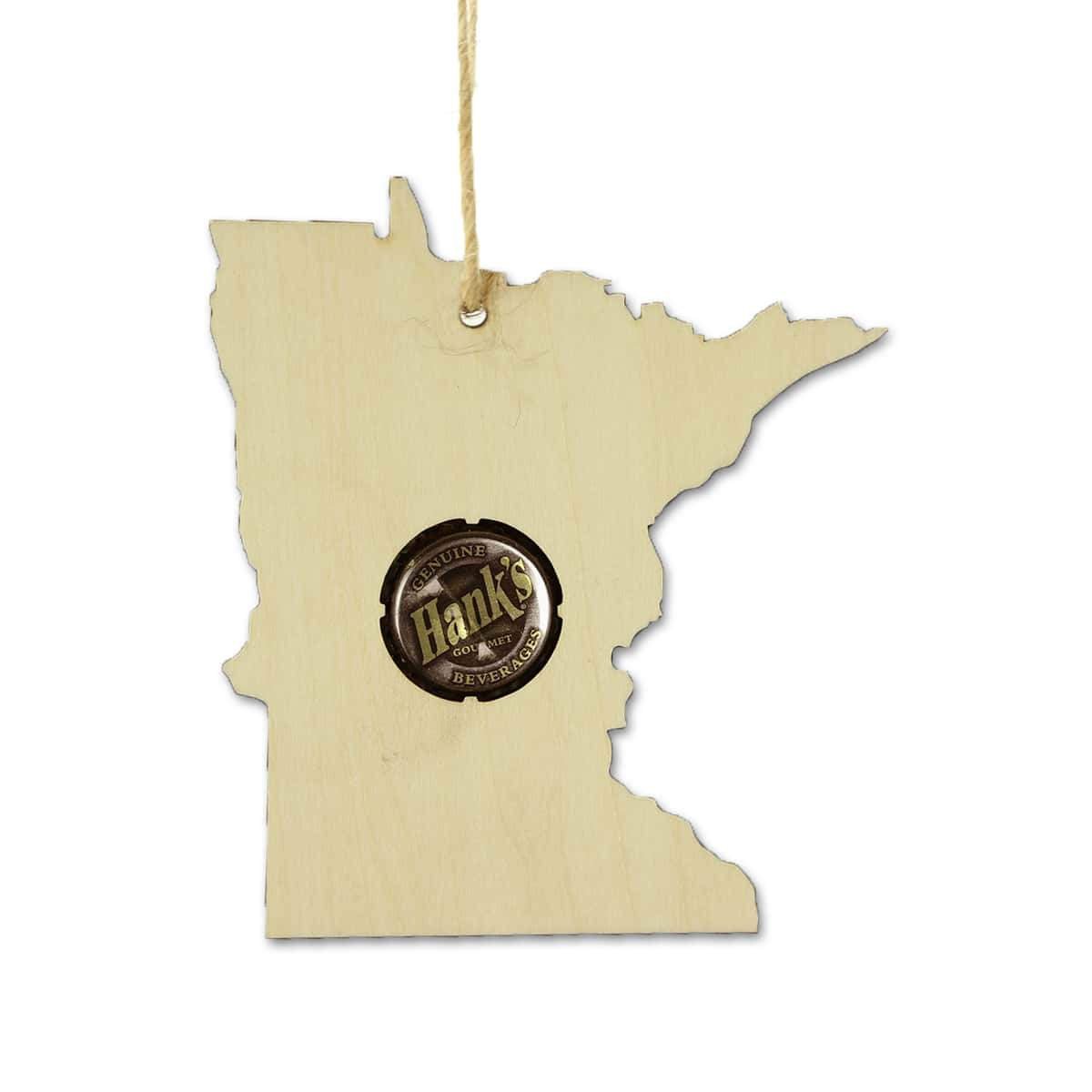 Torched Products Beer Cap Maps Minnesota Beer Cap Map Ornaments (781569327221)