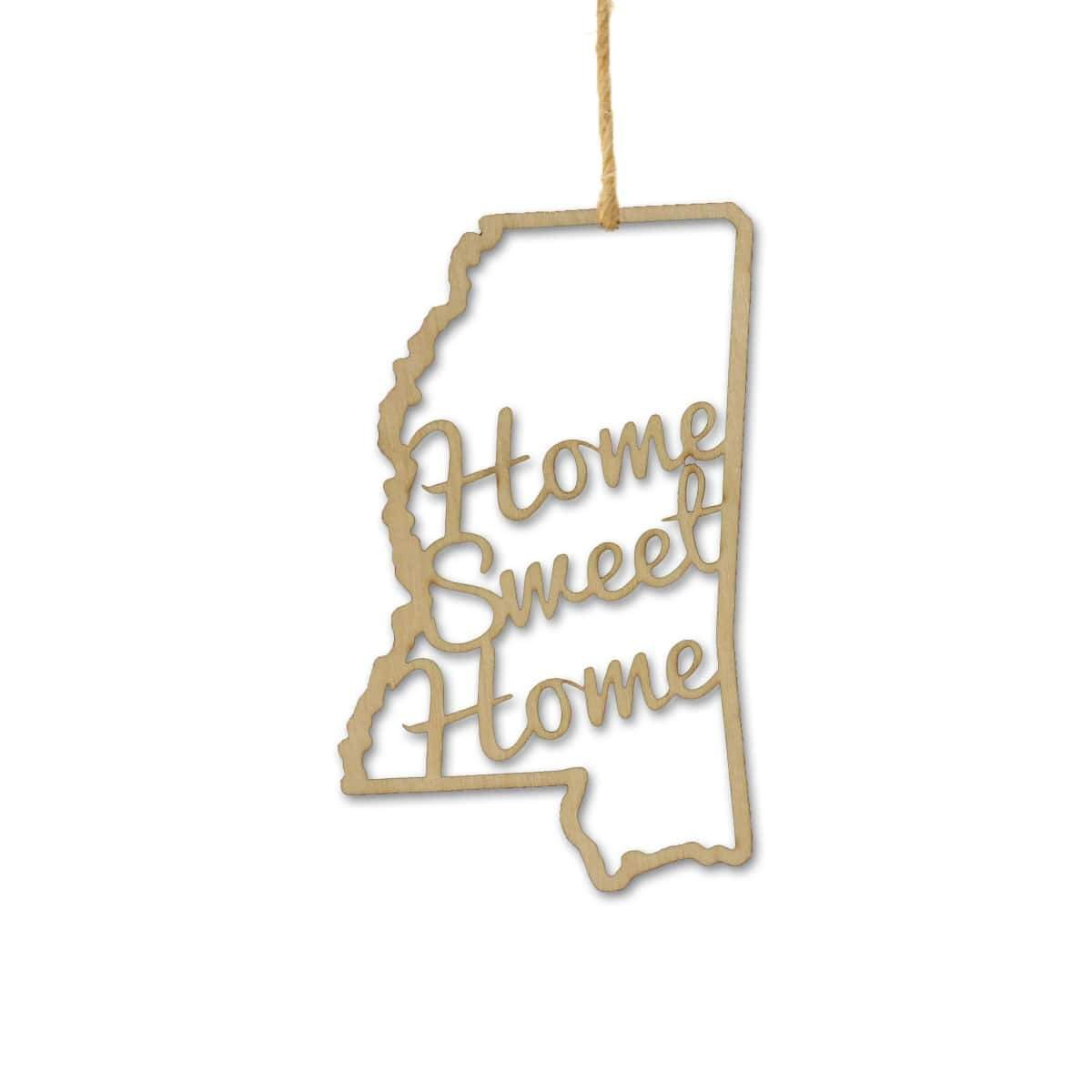 Torched Products Ornaments Mississipi Home Sweet Home Ornaments (781217562741)