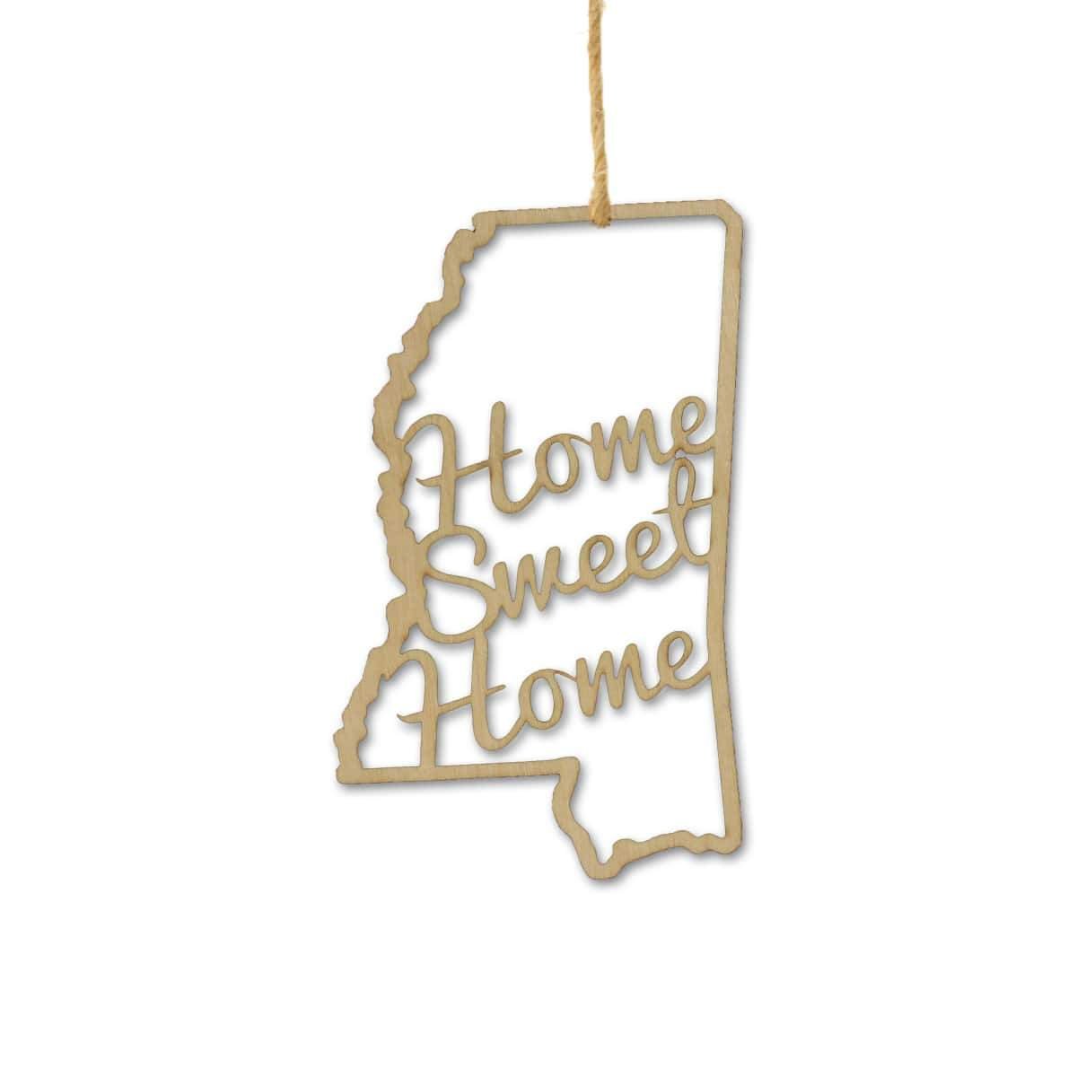 Torched Products Ornaments Mississipi Home Sweet Home Ornaments (781217562741)