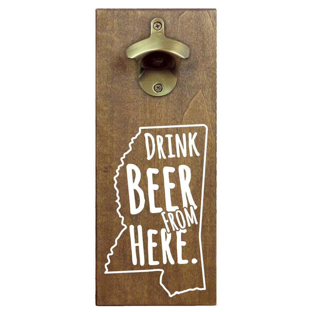 Torched Products Bottle Opener Default Title Mississippi Drink Beer From Here Cap Catching Magnetic Bottle Opener (781490946165)