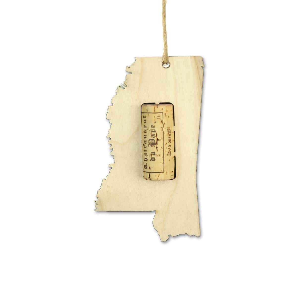 Torched Products Wine Cork Holder Mississippi Wine Cork Holder Ornaments (781201670261)
