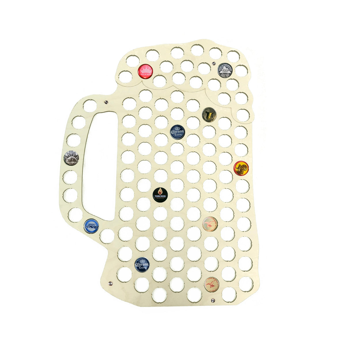 Torched Products Beer Cap Map Mug Beer Cap Holder