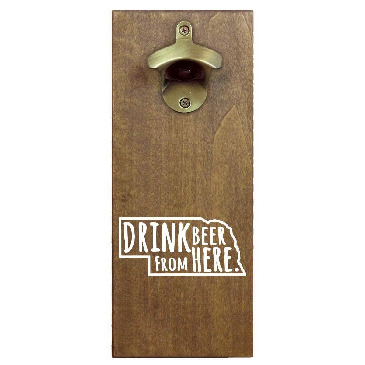 Torched Products Bottle Opener Default Title Nebraska Drink Beer From Here Cap Catching Magnetic Bottle Opener (781497598069)
