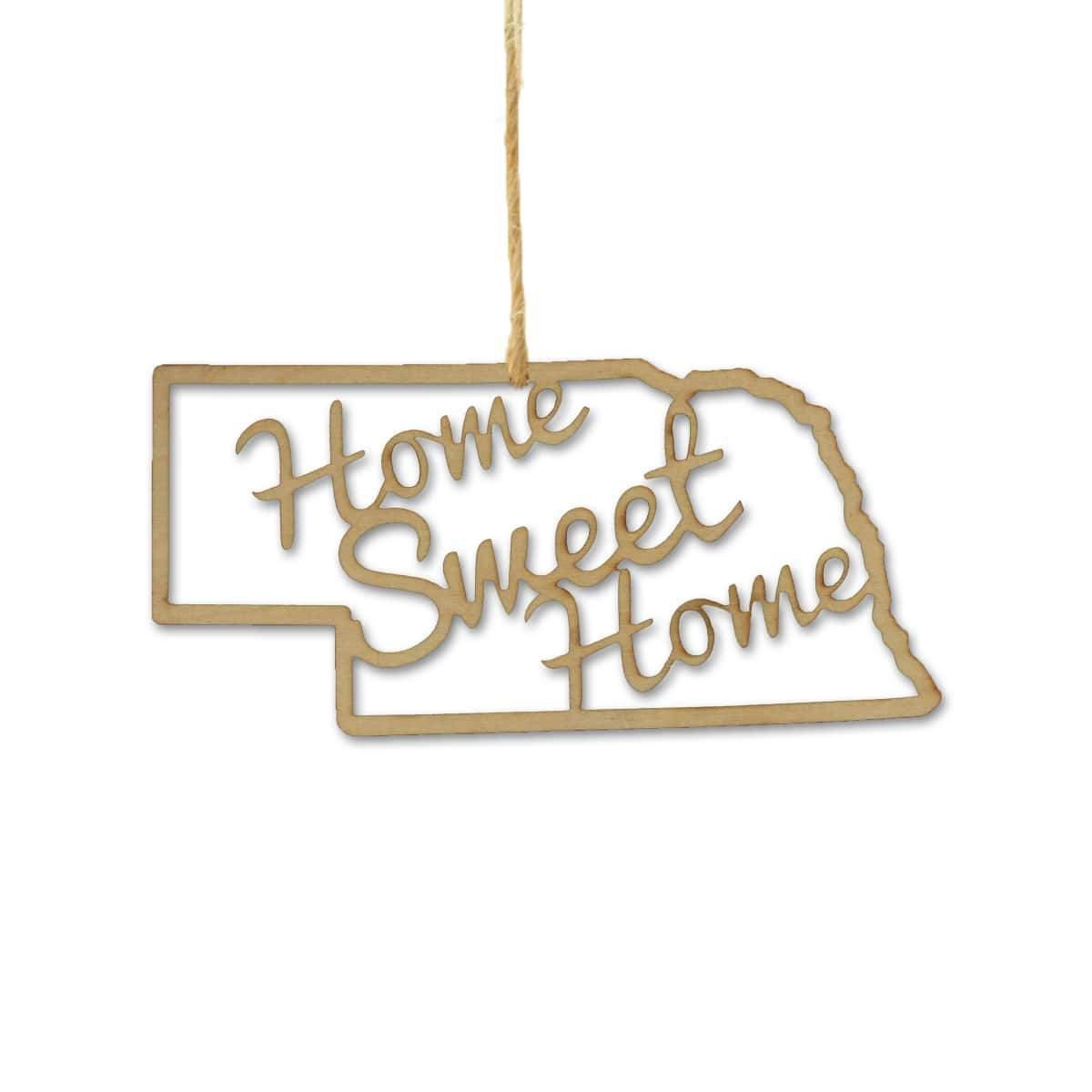 Torched Products Ornaments Nebraska Home Sweet Home Ornaments (781218381941)