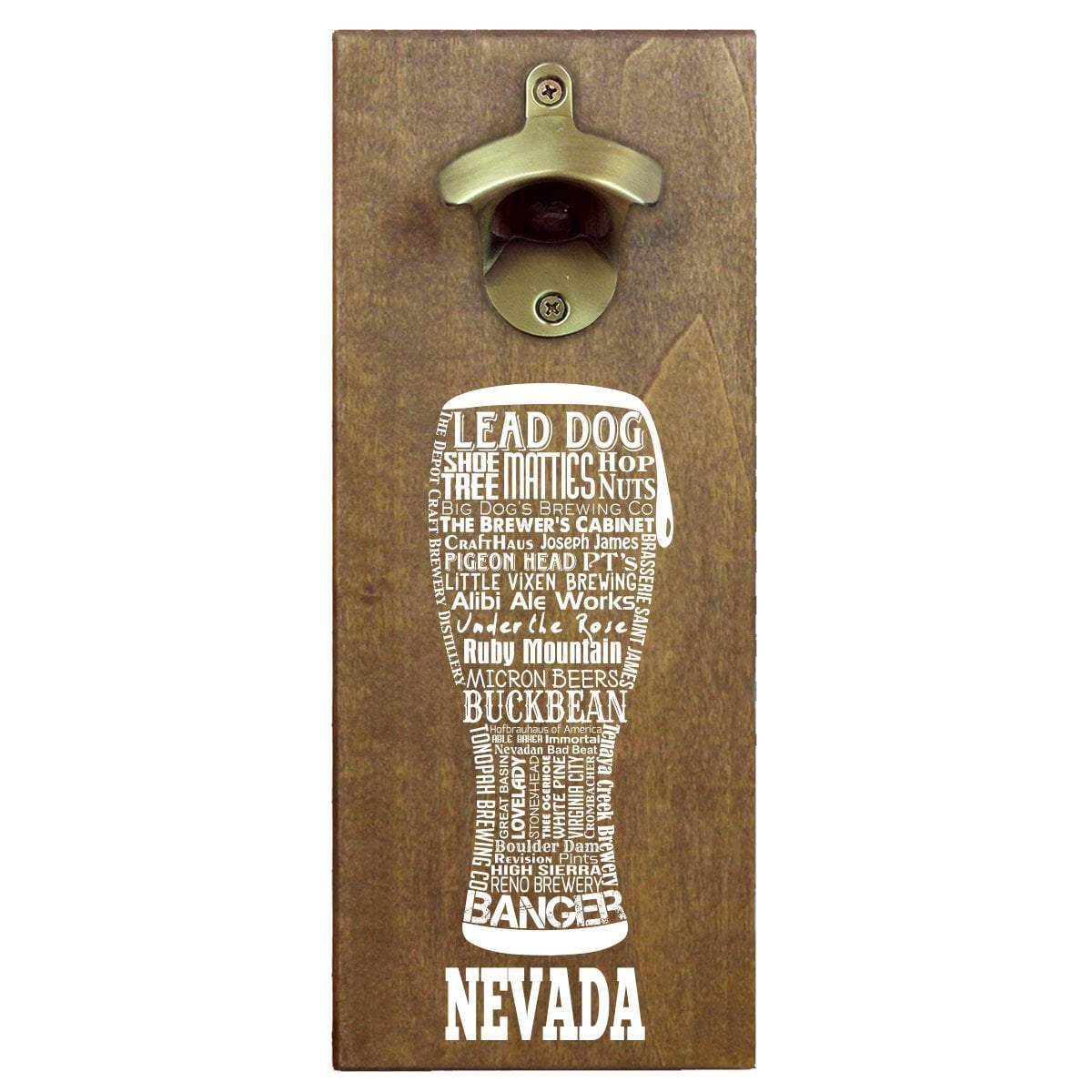 Torched Products Bottle Opener Default Title Nevada Craft Beer Typography Cap Catching Magnetic Bottle Opener (789179924597)