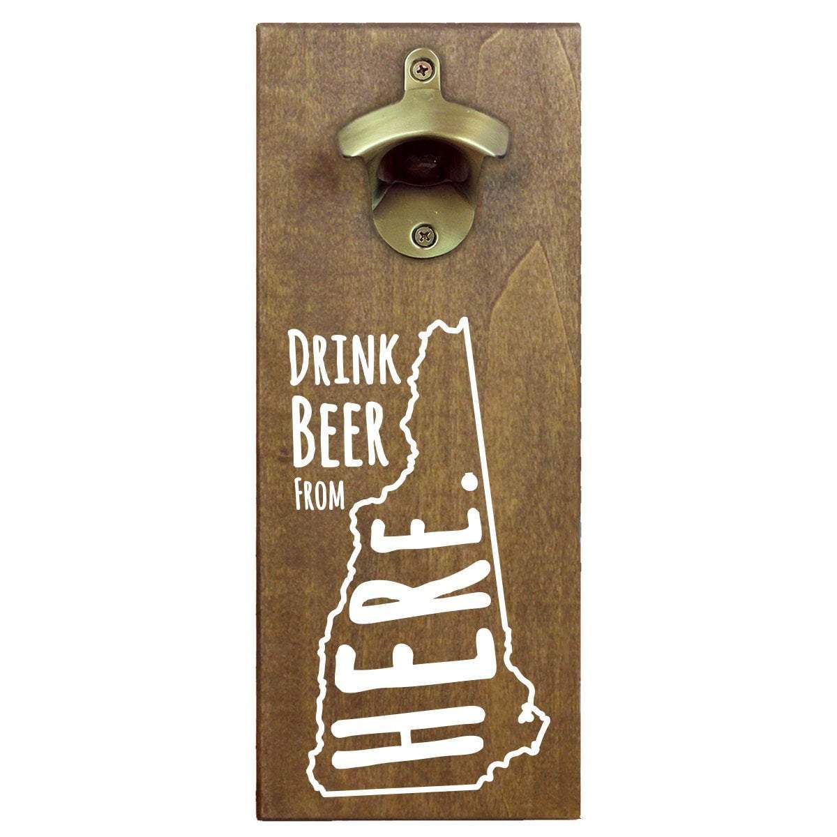 Torched Products Bottle Opener Default Title New Hampshire Drink Beer From Here Cap Catching Magnetic Bottle Opener (781497663605)