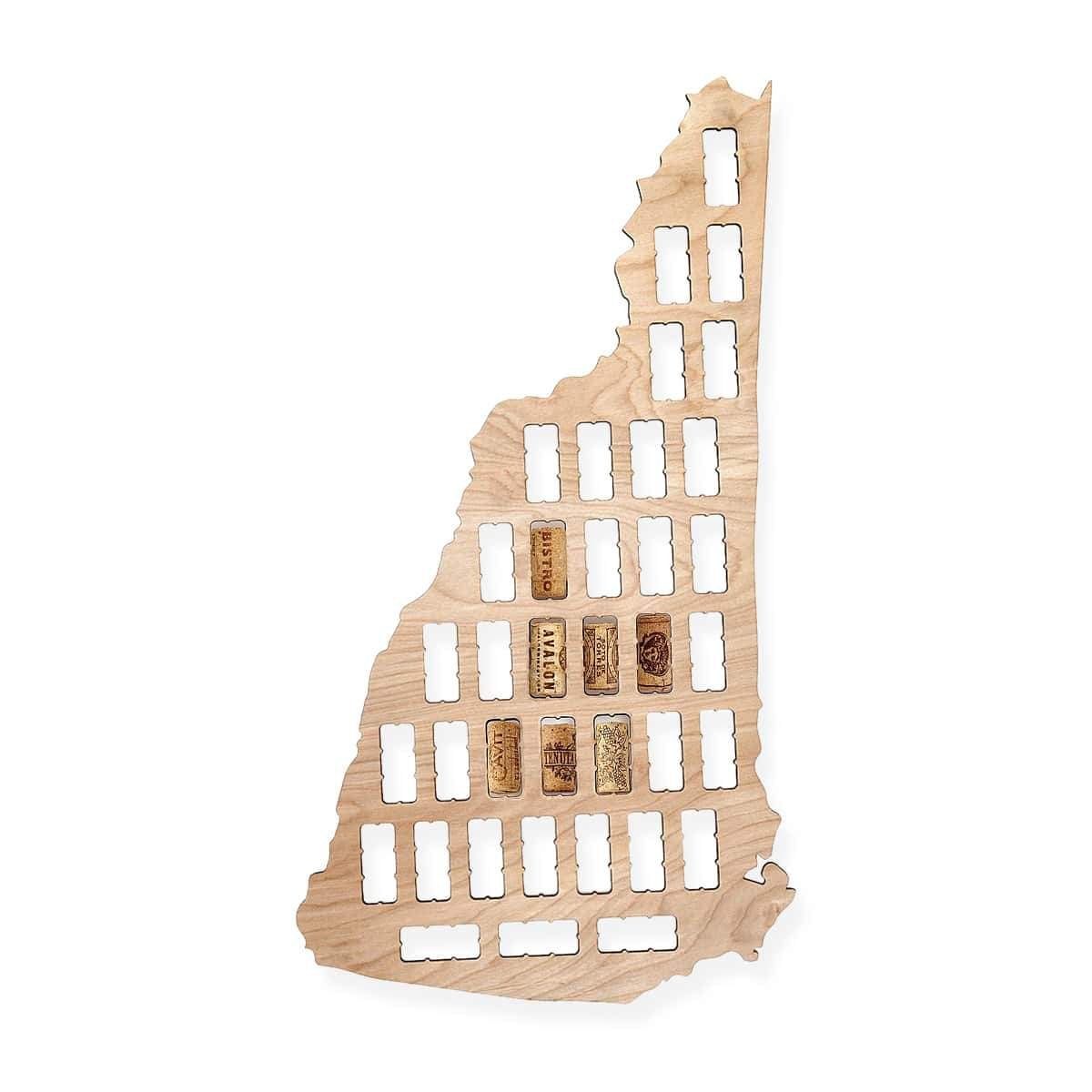 Torched Products Wine Cork Map New Hampshire Wine Cork Map (778977771637)