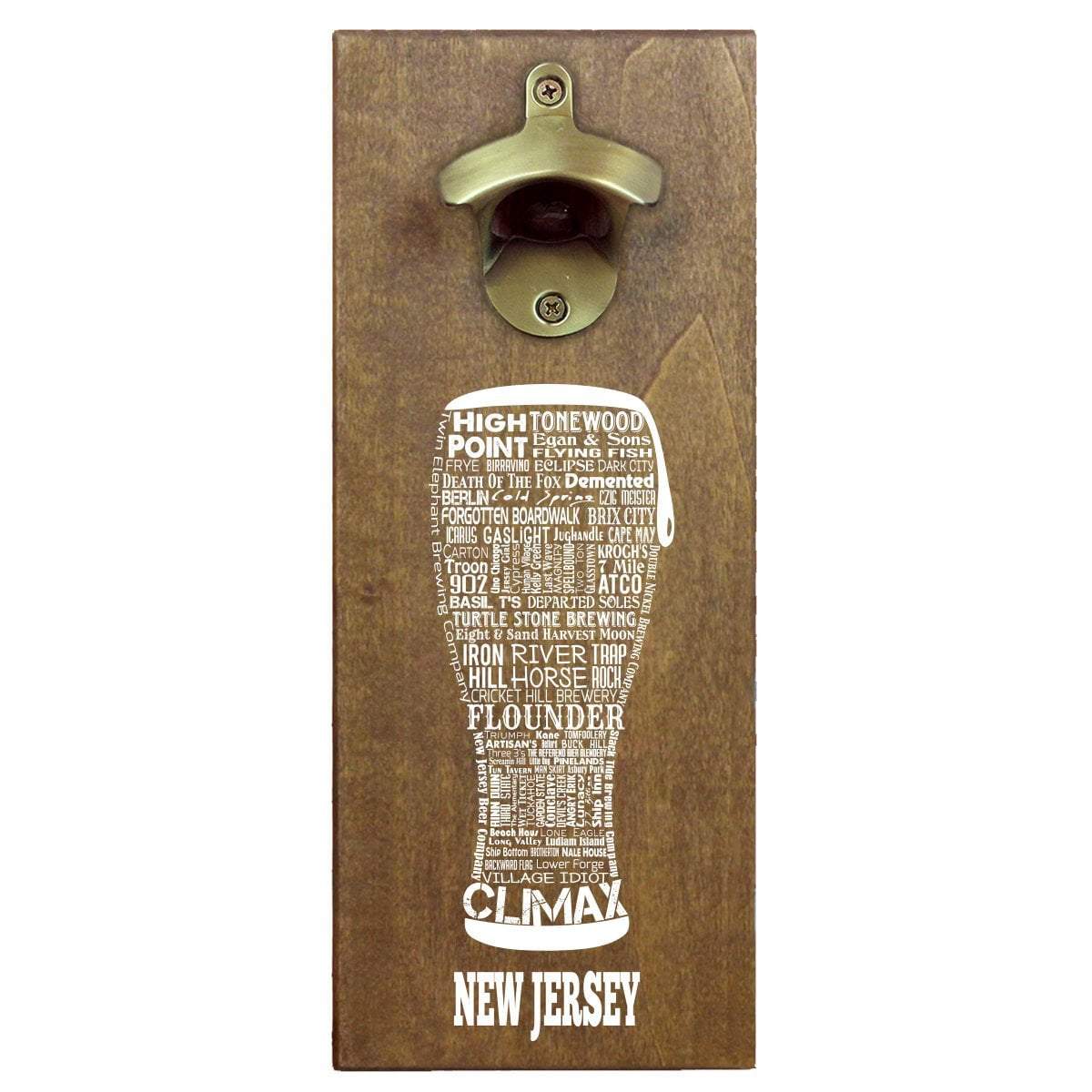 Torched Products Bottle Opener Default Title New Jersey Craft Beer Typography Cap Catching Magnetic Bottle Opener (789181988981)