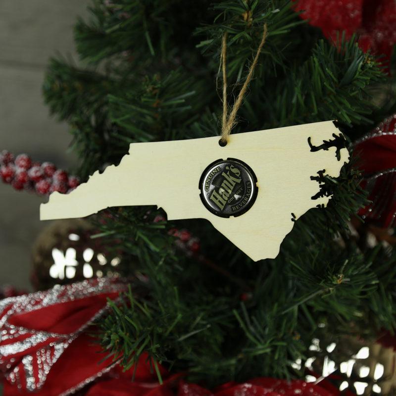 Torched Products Beer Cap Maps North Carolina Beer Cap Map Ornaments (781570670709)