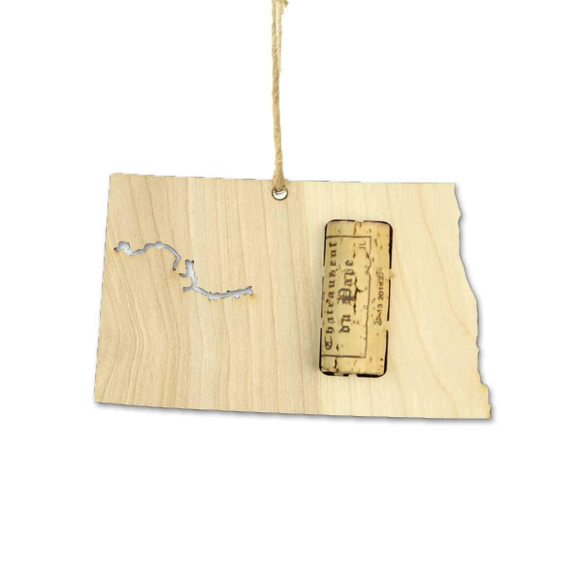 Torched Products Wine Cork Holder North Dakota Wine Cork Holder Ornaments (781203767413)