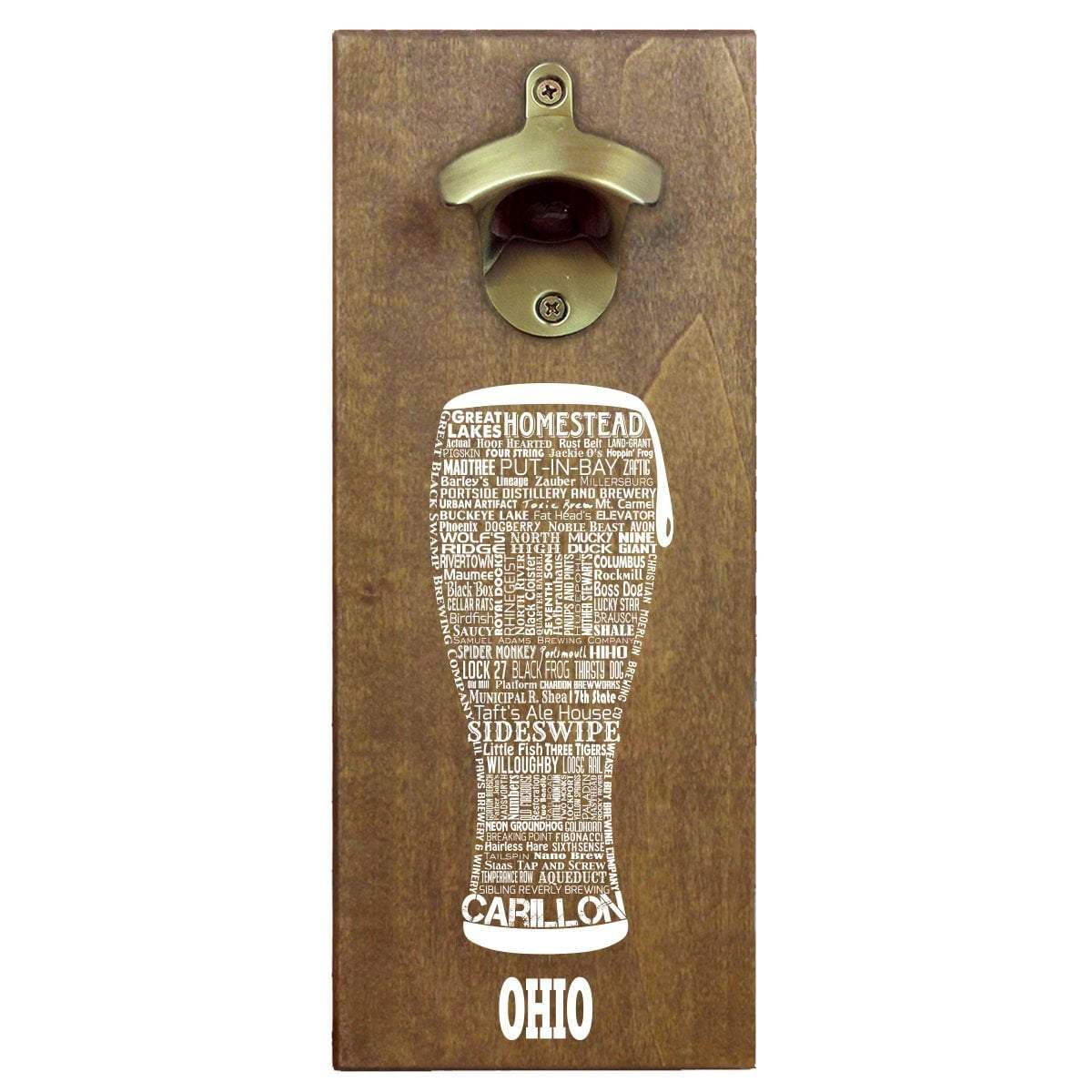 Torched Products Bottle Opener Default Title Ohio Craft Beer Typography Cap Catching Magnetic Bottle Opener (789185429621)