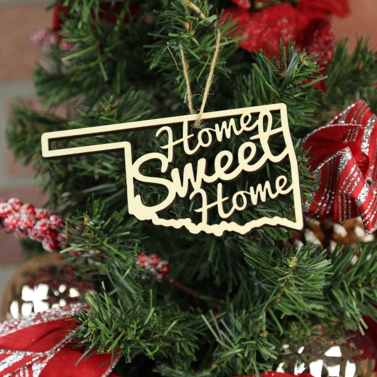 Torched Products Ornaments Oklahoma Home Sweet Home Ornaments (781220937845)