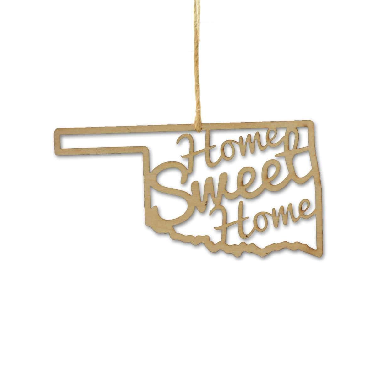 Torched Products Ornaments Oklahoma Home Sweet Home Ornaments (781220937845)