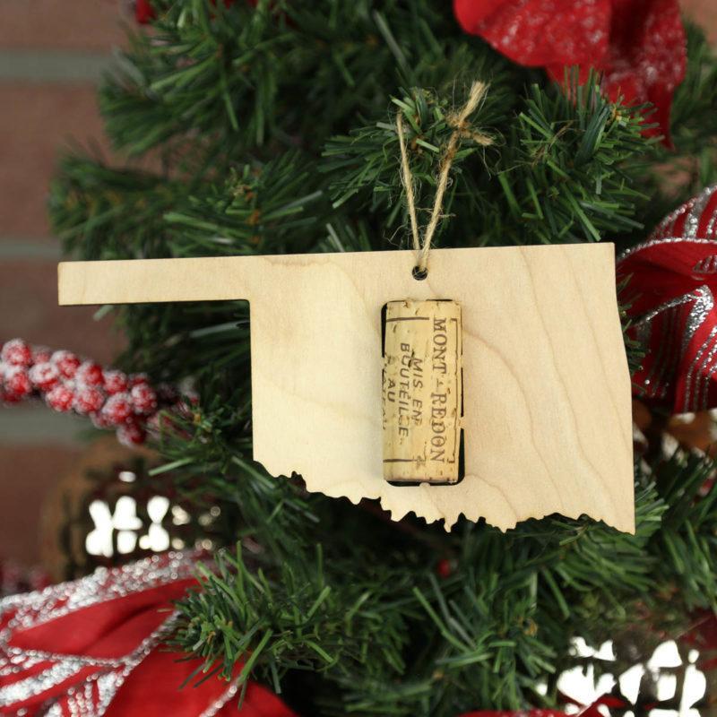 Torched Products Wine Cork Holder Oklahoma Wine Cork Holder Ornaments (781204291701)