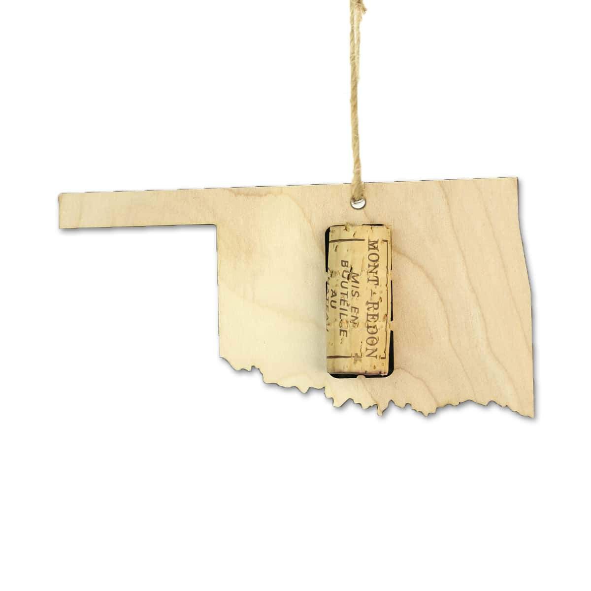 Torched Products Wine Cork Holder Oklahoma Wine Cork Holder Ornaments (781204291701)