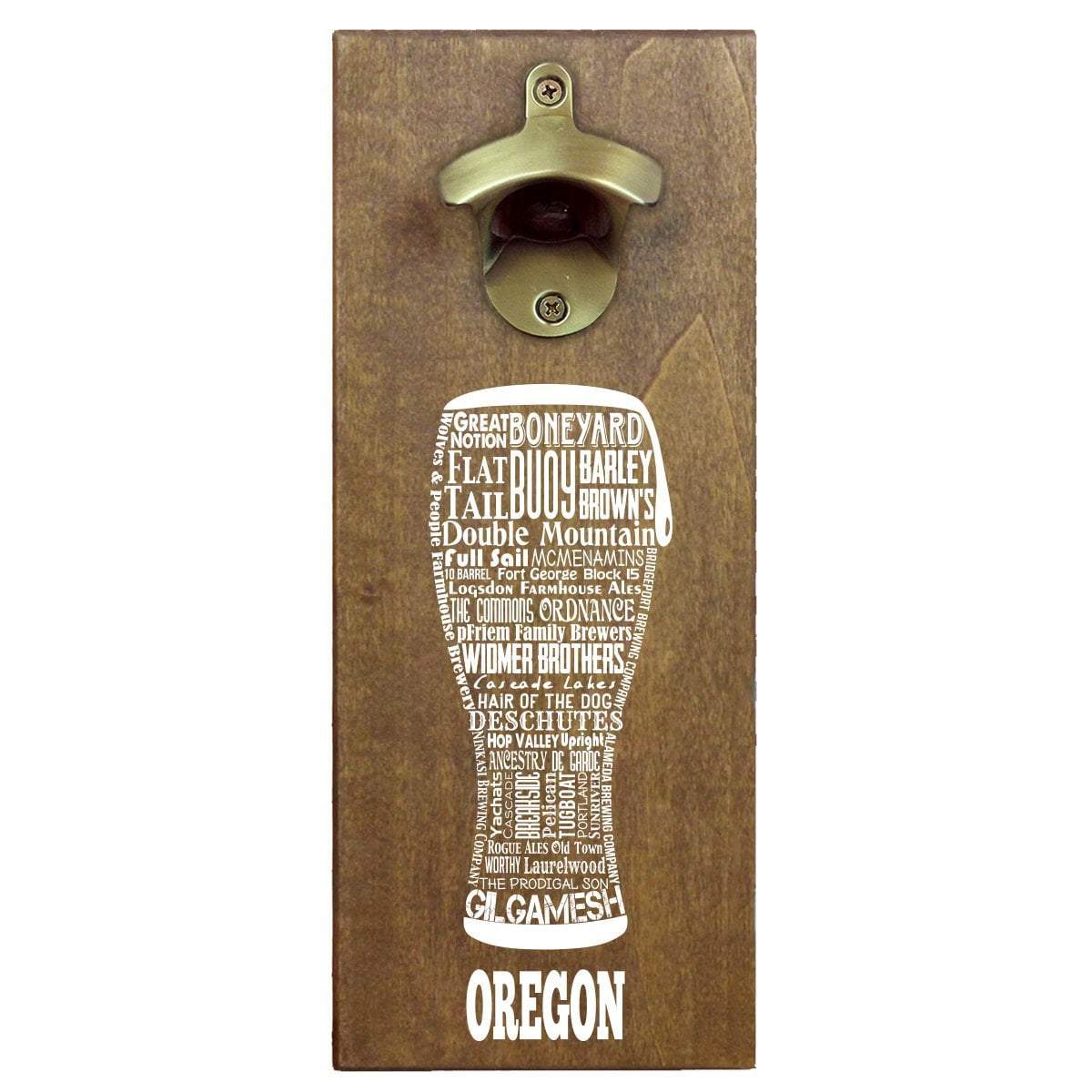 Torched Products Bottle Opener Default Title Oregon Craft Beer Typography Cap Catching Magnetic Bottle Opener (789186117749)