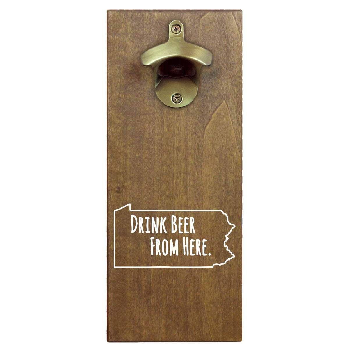 Torched Products Bottle Opener Default Title Pennsylvania Drink Beer From Here Cap Catching Magnetic Bottle Opener (781499924597)