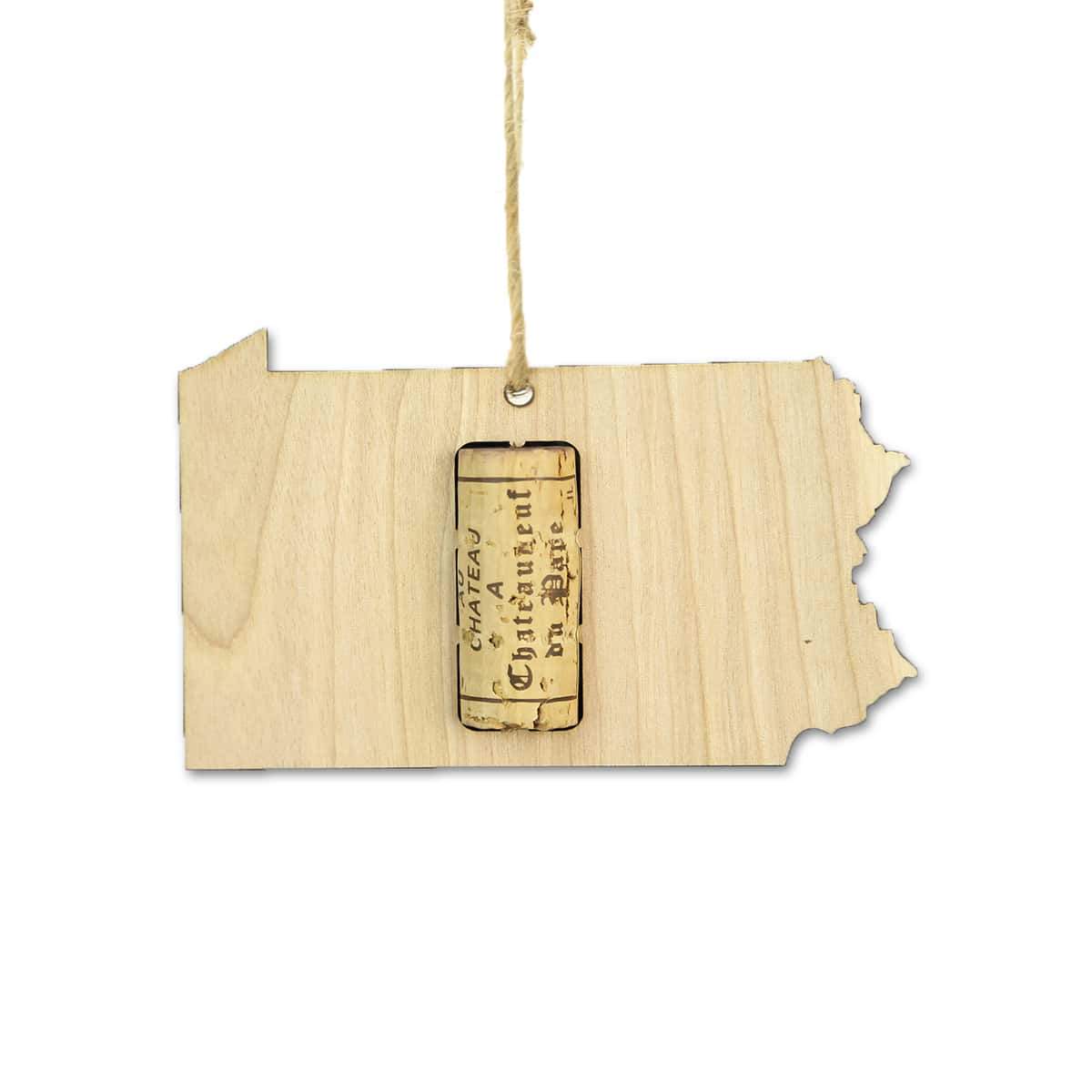 Torched Products Wine Cork Holder Pennsylvania Wine Cork Holder Ornaments (781204586613)