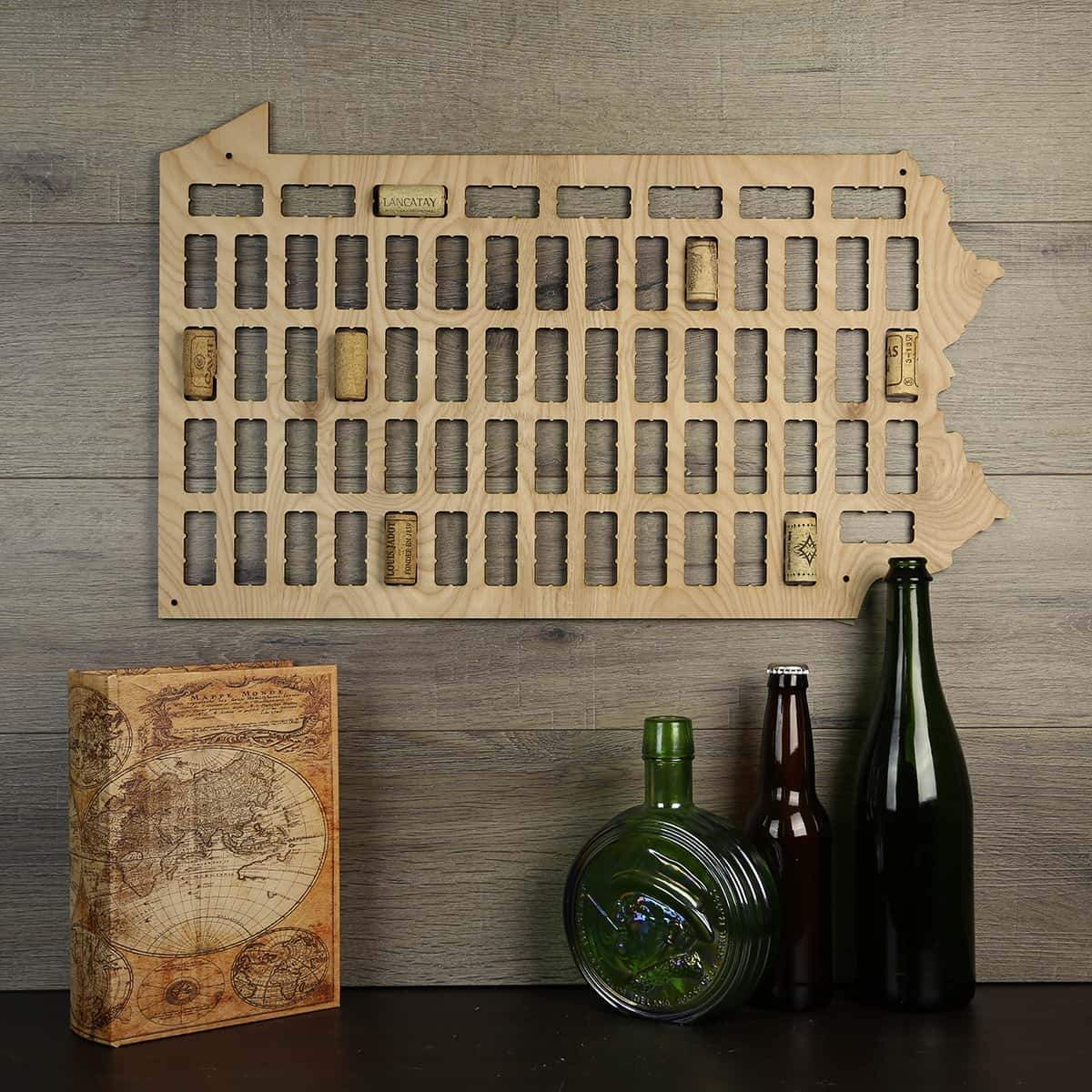 Wine cork best sale holder wall decor