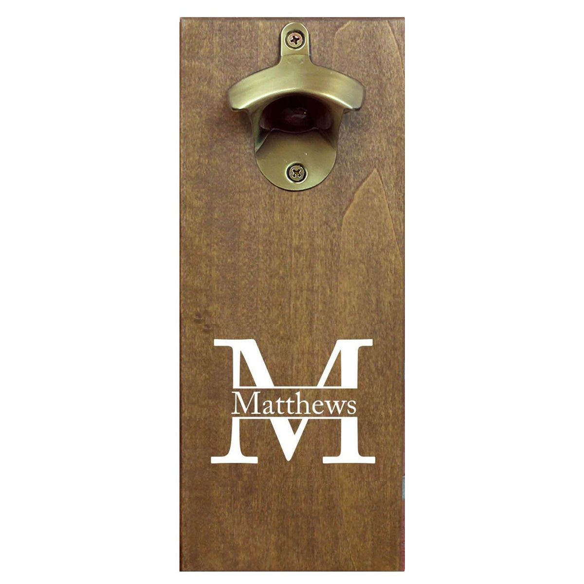 Torched Products Personalized Wall Mounted Bottle Opener