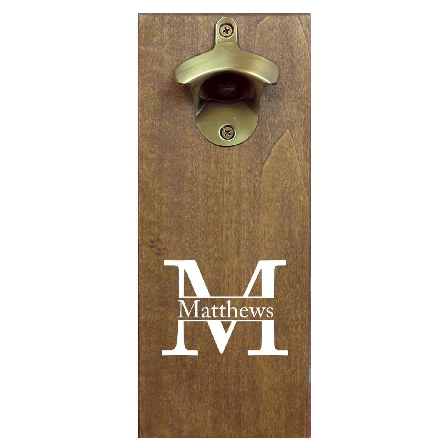 Torched Products Personalized Wall Mounted Bottle Opener