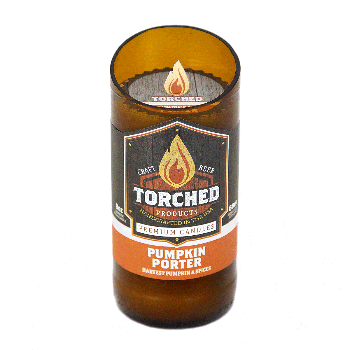 Pumpkin Porter Beer Candle