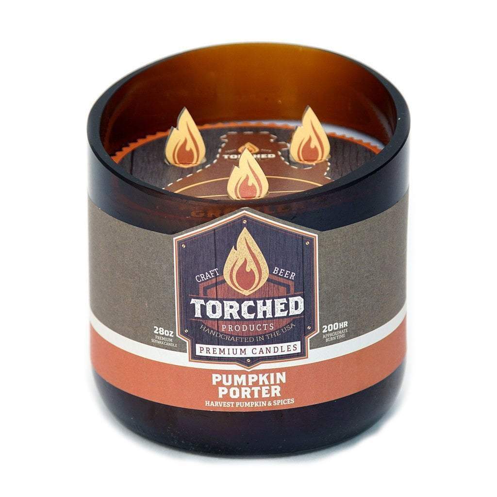 Torched Products Beer Candles Growler 28 oz Pumpkin Porter Beer Candle