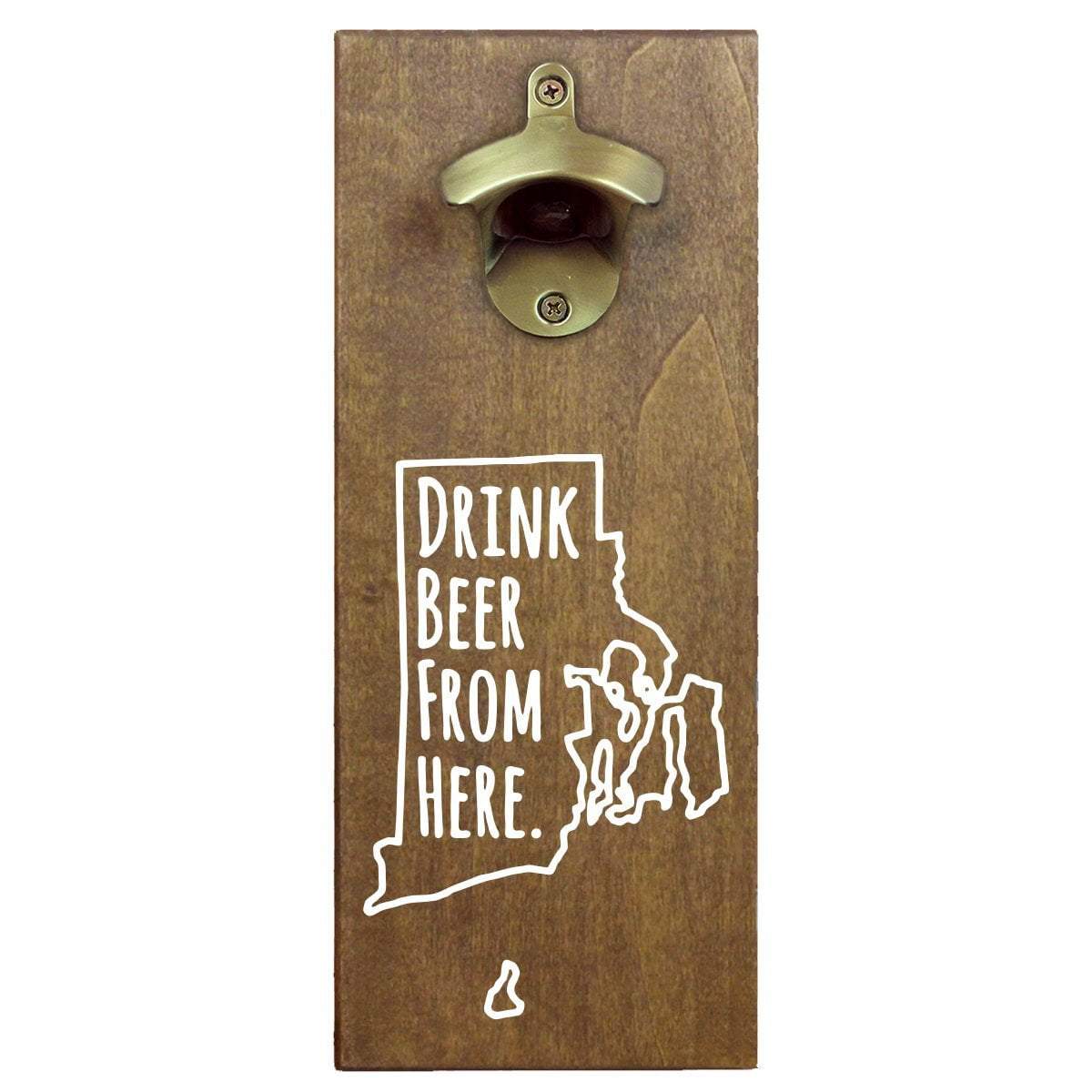 Torched Products Bottle Opener Default Title Rhode Island Drink Beer From Here Cap Catching Magnetic Bottle Opener (781500088437)