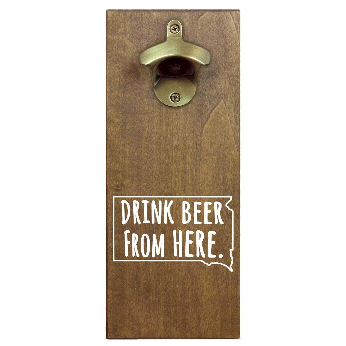 Torched Products Bottle Opener Default Title South Dakota Drink Beer From Here Cap Catching Magnetic Bottle Opener (781500678261)