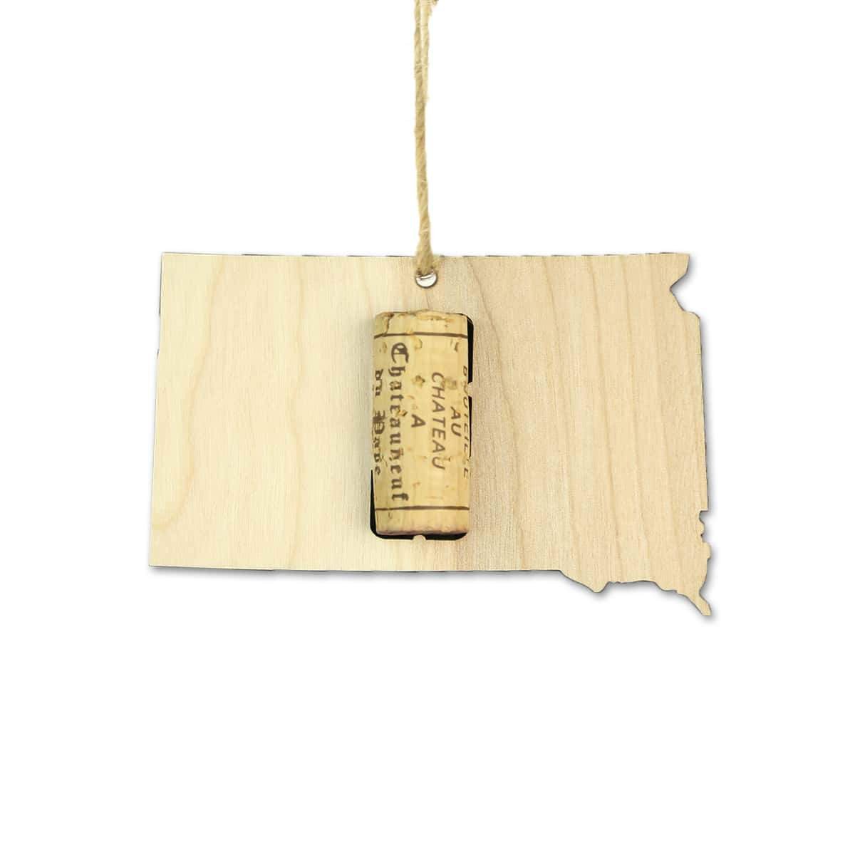 Torched Products Wine Cork Holder South Dakota Wine Cork Holder Ornaments (781205536885)