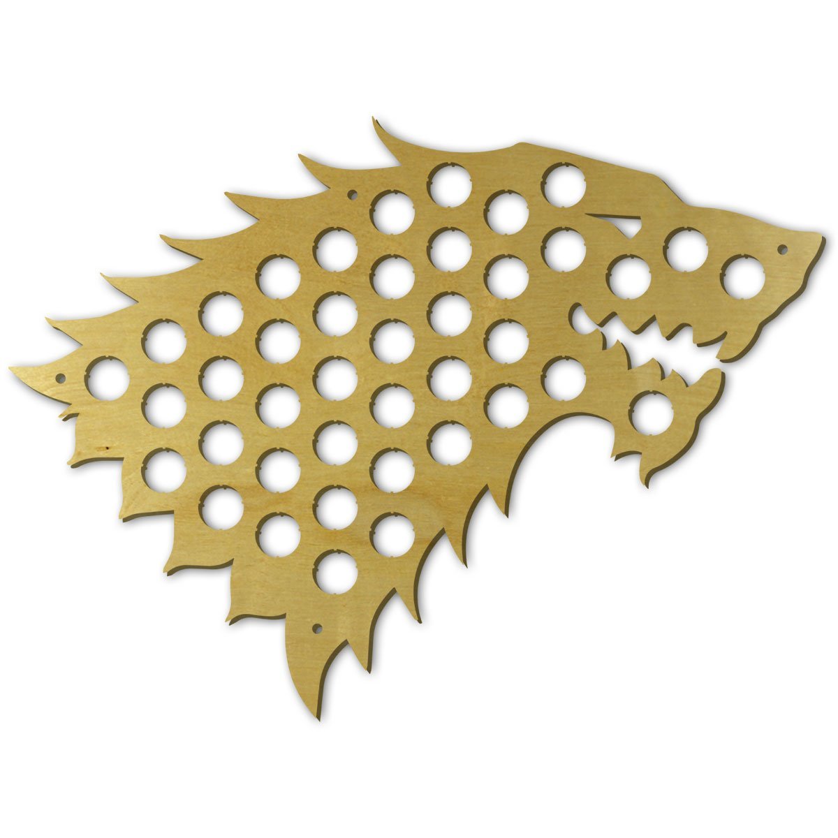 Torched Products Beer Bottle Cap Holder Stark Direwolf Beer Cap Holder (777841999989)