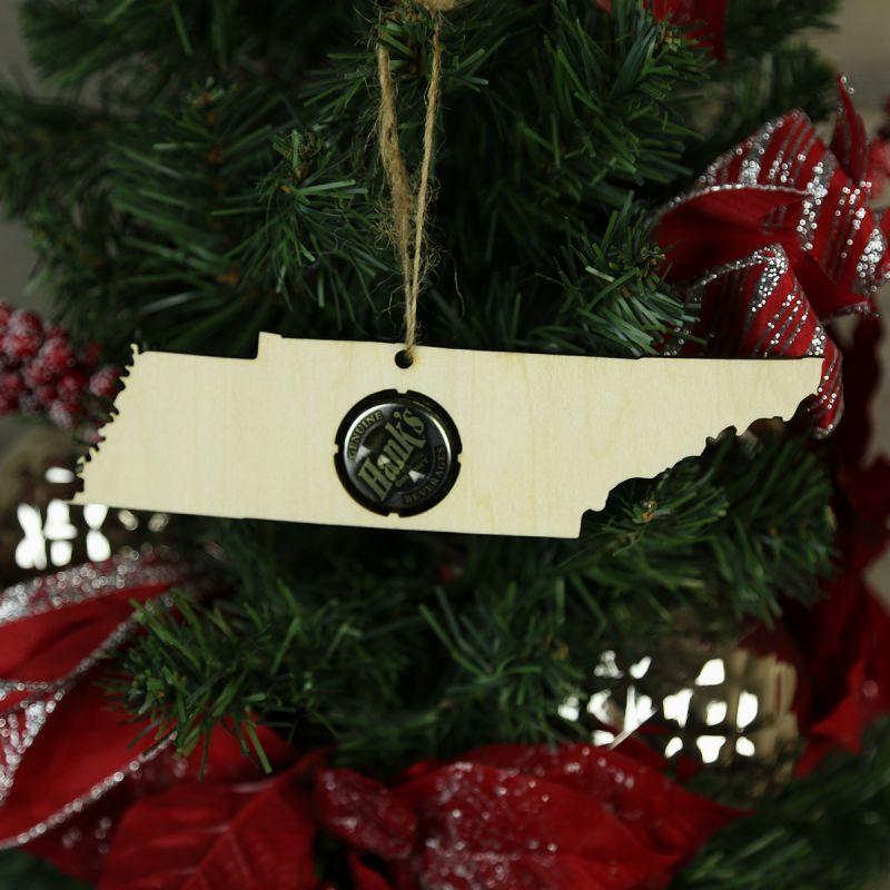 Torched Products Beer Cap Maps Tennessee Beer Cap Map Ornaments (781575225461)