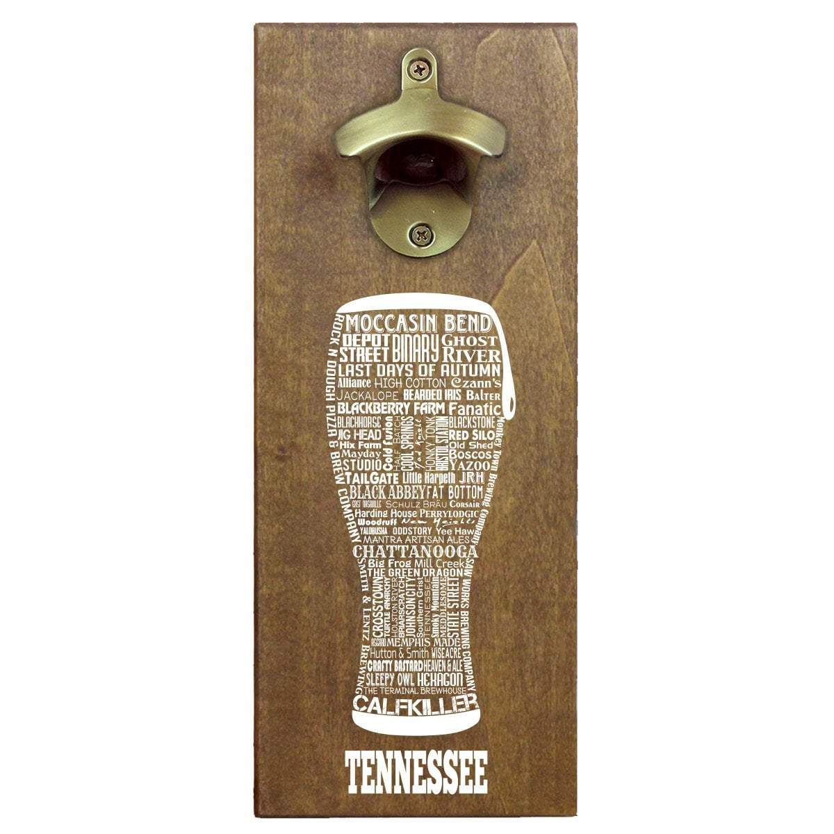Torched Products Bottle Opener Default Title Tennessee Craft Beer Typography Cap Catching Magnetic Bottle Opener (789188247669)