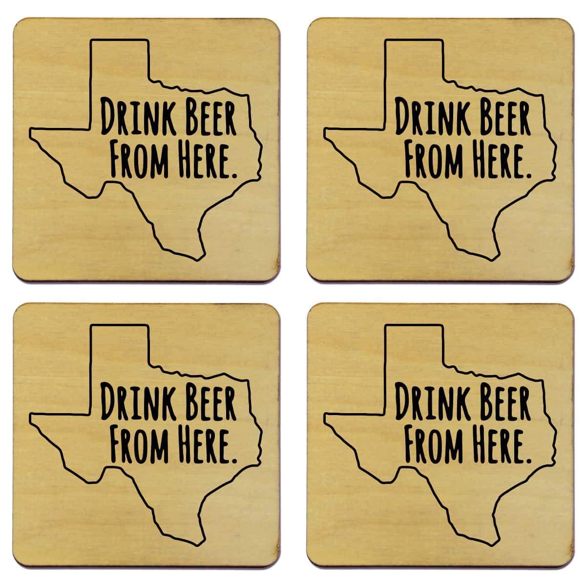 Texas drink coasters new arrivals