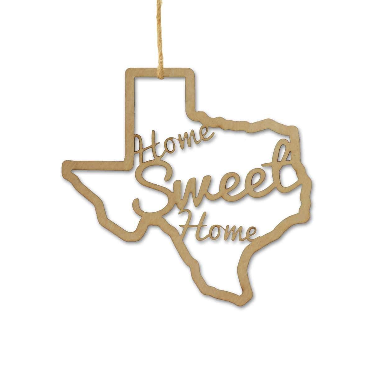 Torched Products Ornaments Texas Home Sweet Home Ornaments (781222936693)