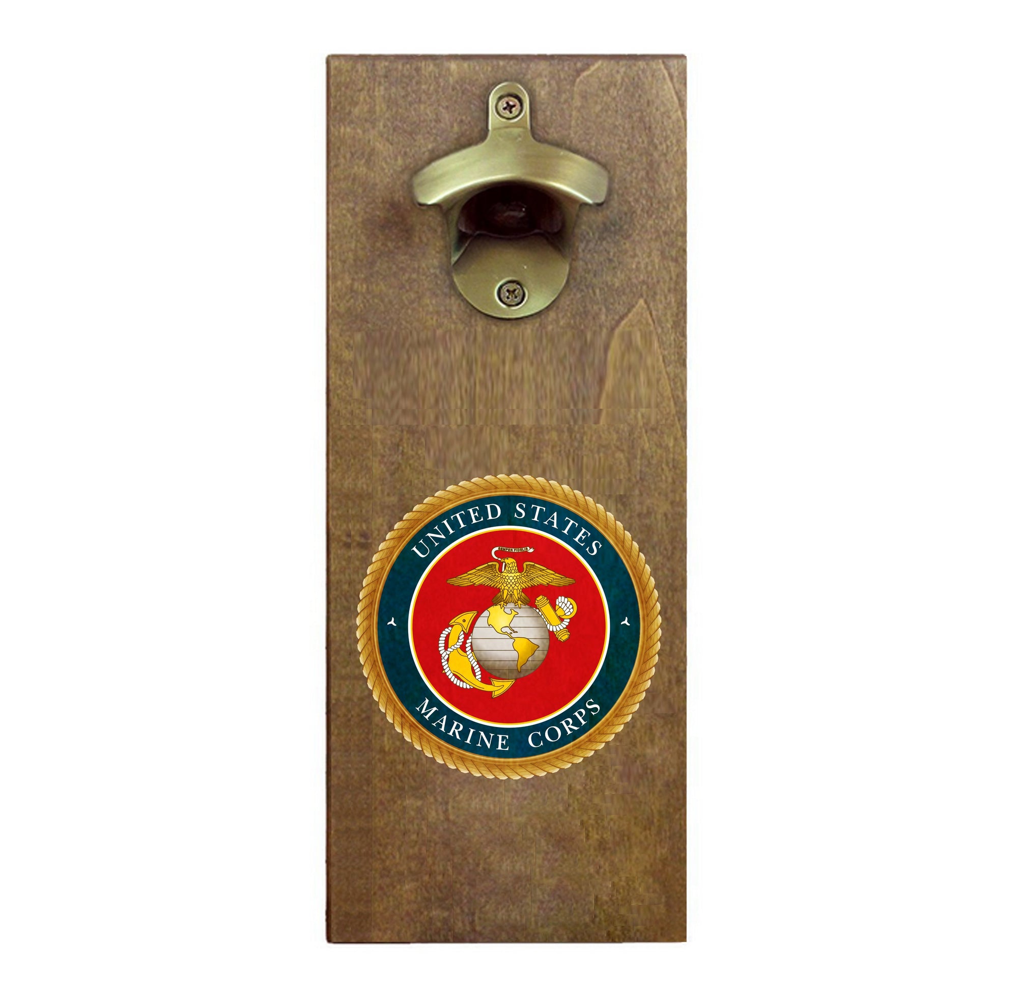 Torched Products Bottle Opener US Marines Cap Catching Magnetic Bottle Opener (2081459306545)
