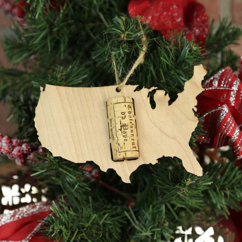 Torched Products Wine Cork Holder USA Wine Cork Holder Ornaments (781194362997)