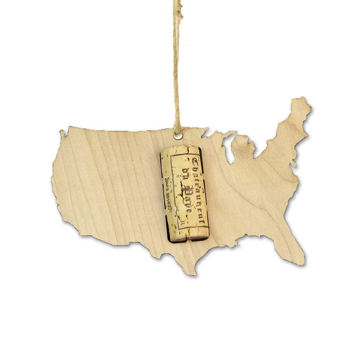Torched Products Wine Cork Holder USA Wine Cork Holder Ornaments (781194362997)