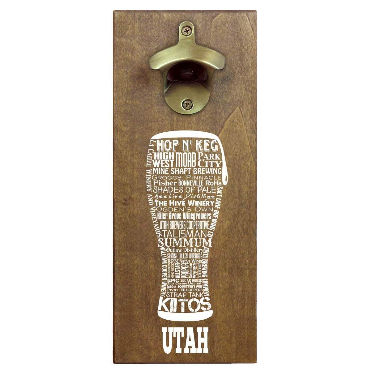 Torched Products Bottle Opener Default Title Utah Craft Beer Typography Cap Catching Magnetic Bottle Opener (789188837493)