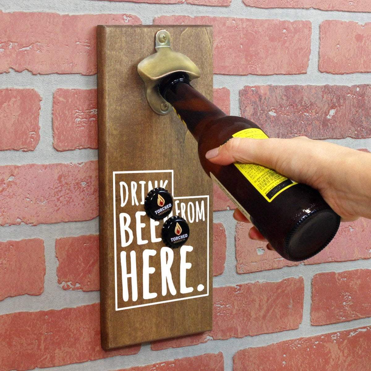 Torched Products Bottle Opener Default Title Utah Drink Beer From Here Cap Catching Magnetic Bottle Opener (781501759605)