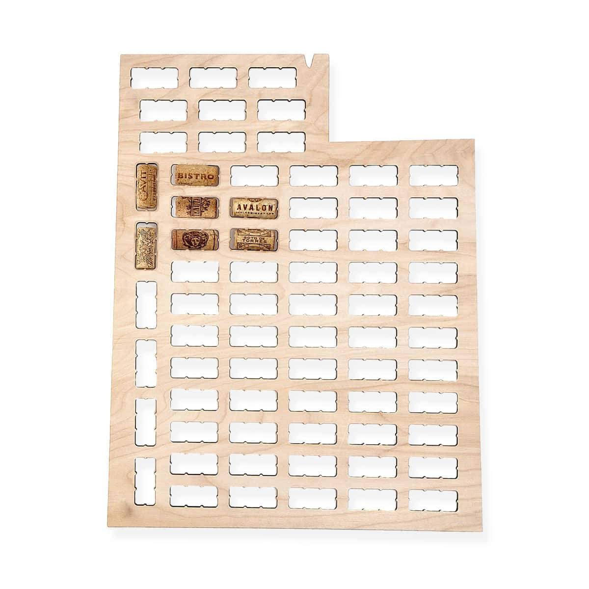 Torched Products Wine Cork Map Utah Wine Cork Map (778991599733)