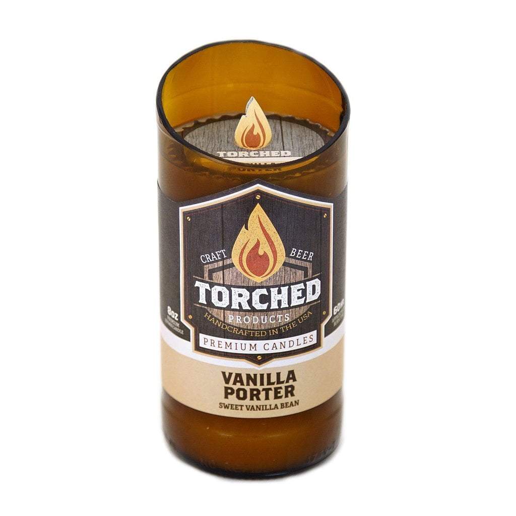 Torched Products Beer Candles Beer Bottle 8 oz Vanilla Porter Beer Candle